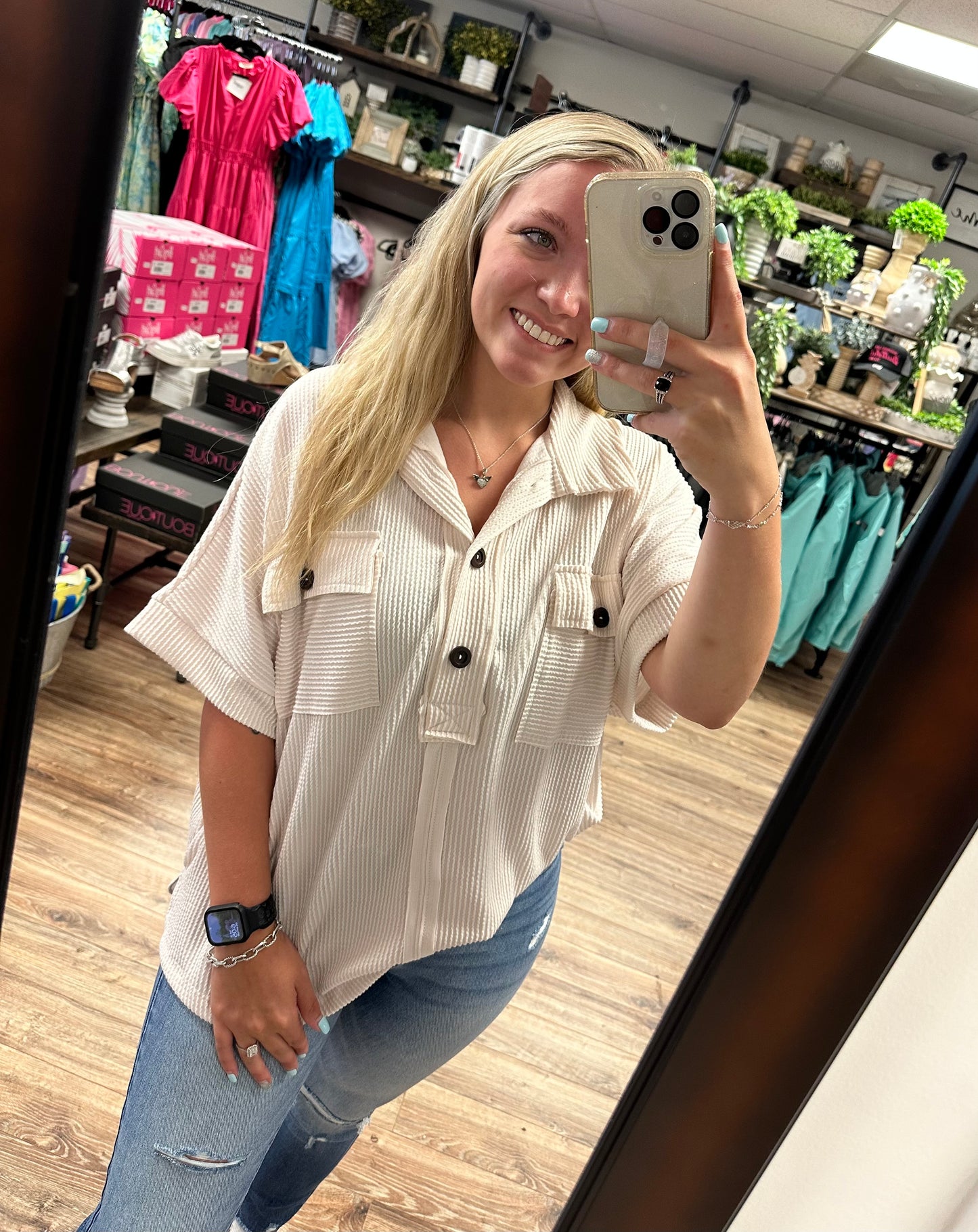 Georgia 2.0 Top - Cream