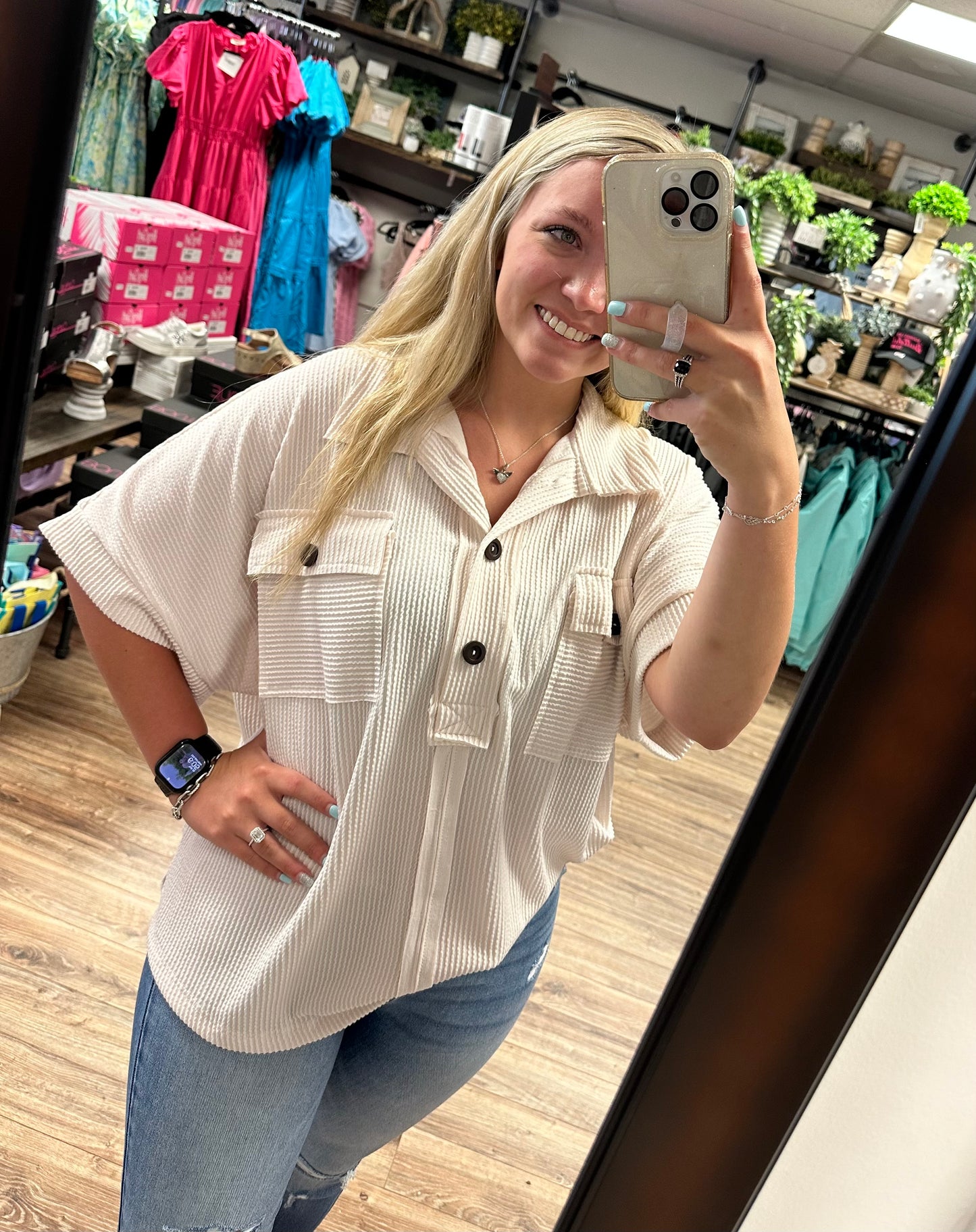 Georgia 2.0 Top - Cream