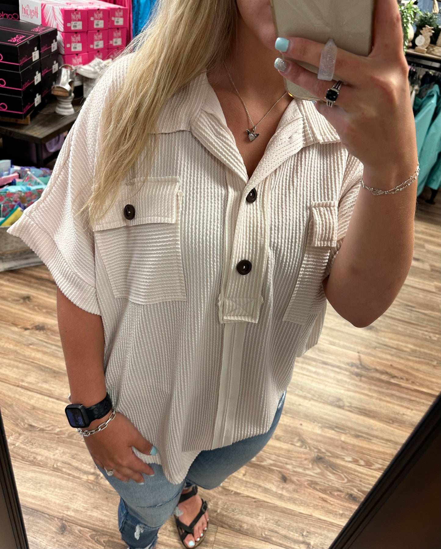 Georgia 2.0 Top - Cream