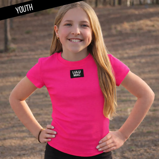 Lulu Mac Kids Baby Doll Top - Hot Pink