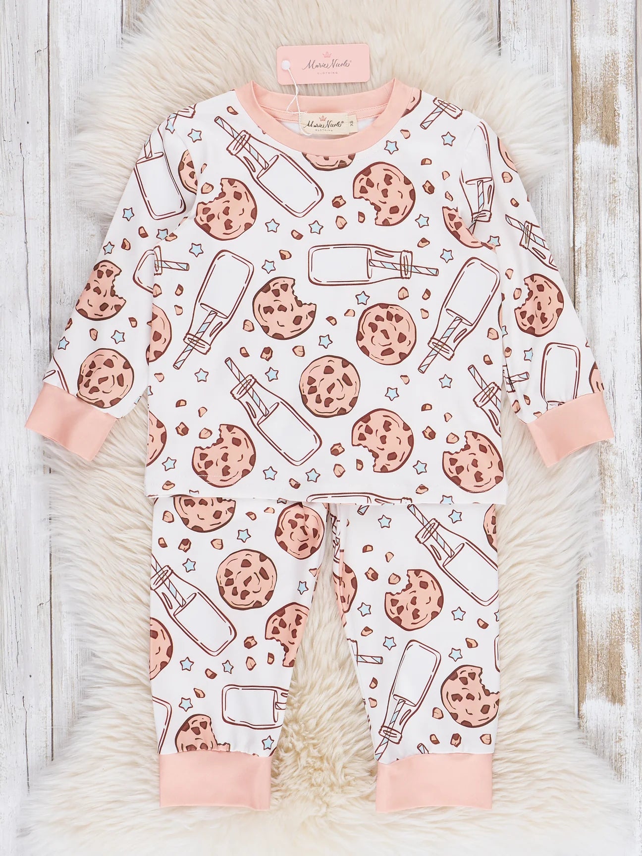 Peach Milk & Cookies Pajamas