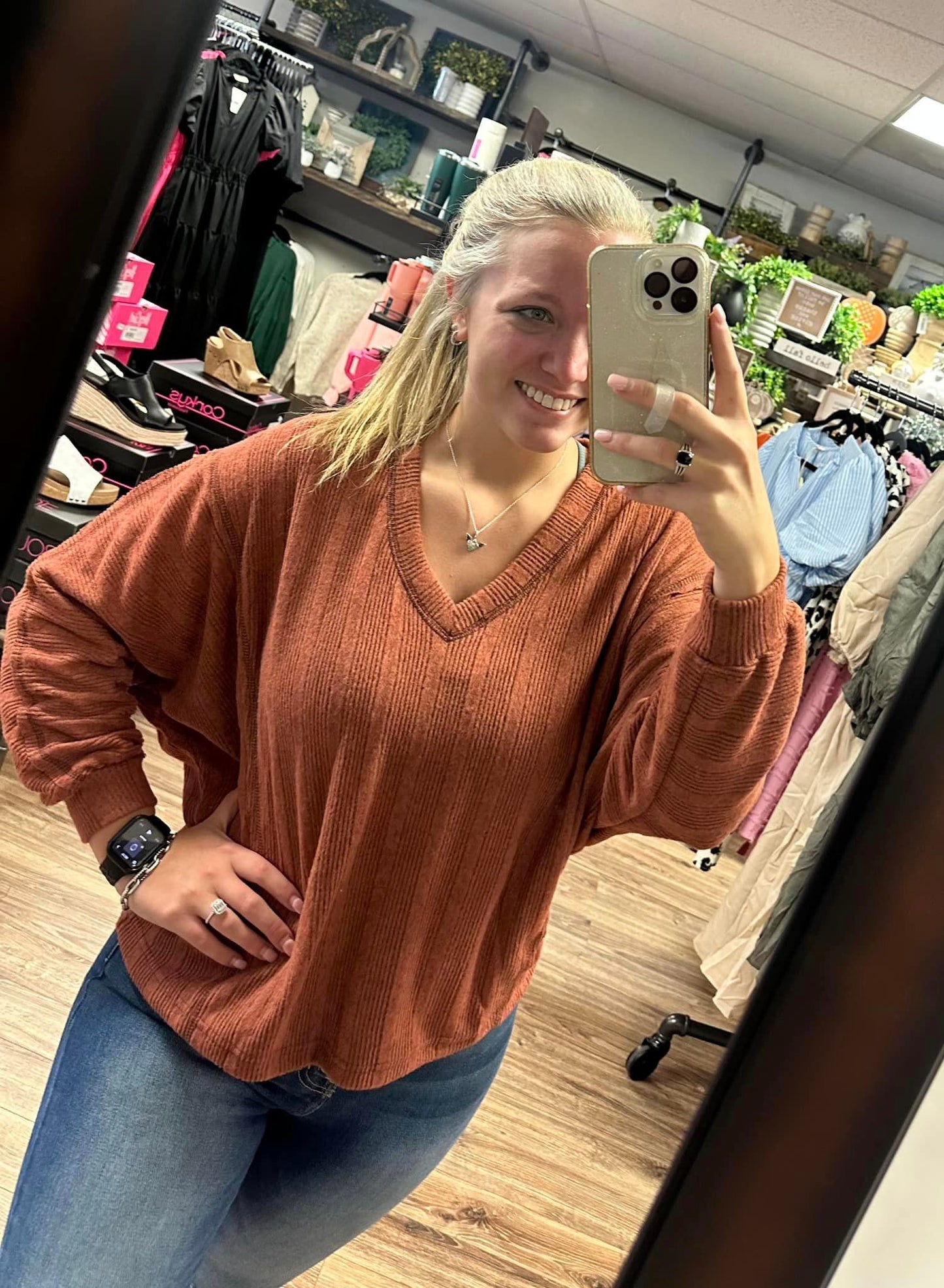 Shayna Knit Top - Sienna