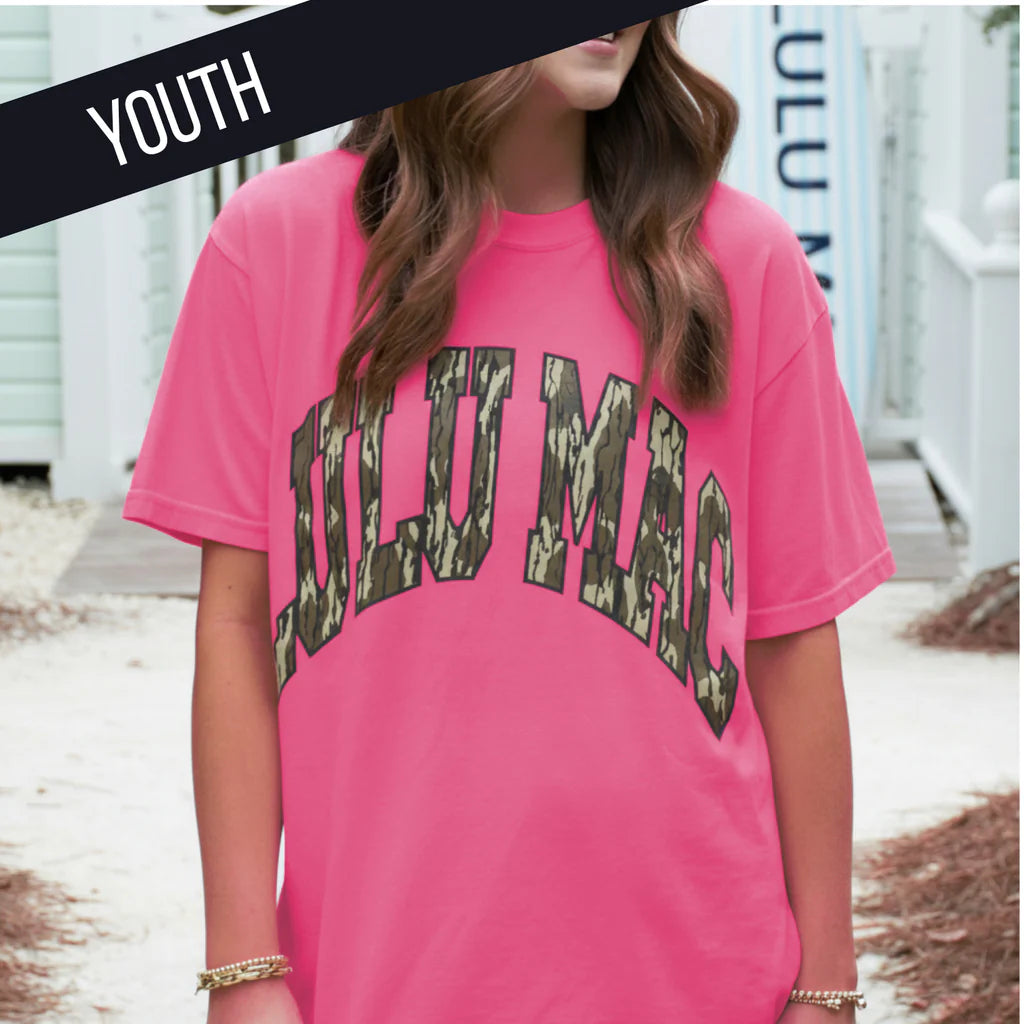 Lulu Mac Mossy Oak - Neon Pink - Youth