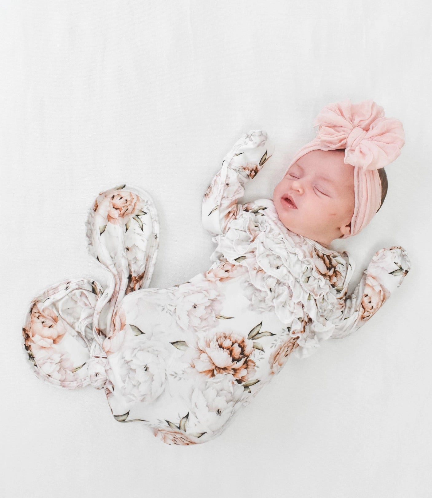 Floral Dreams | Ruffle Knot Gown