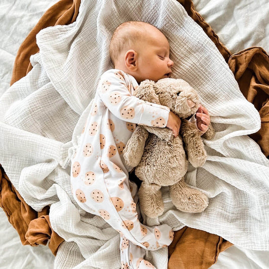 Cookie Crumble Zipper Footie