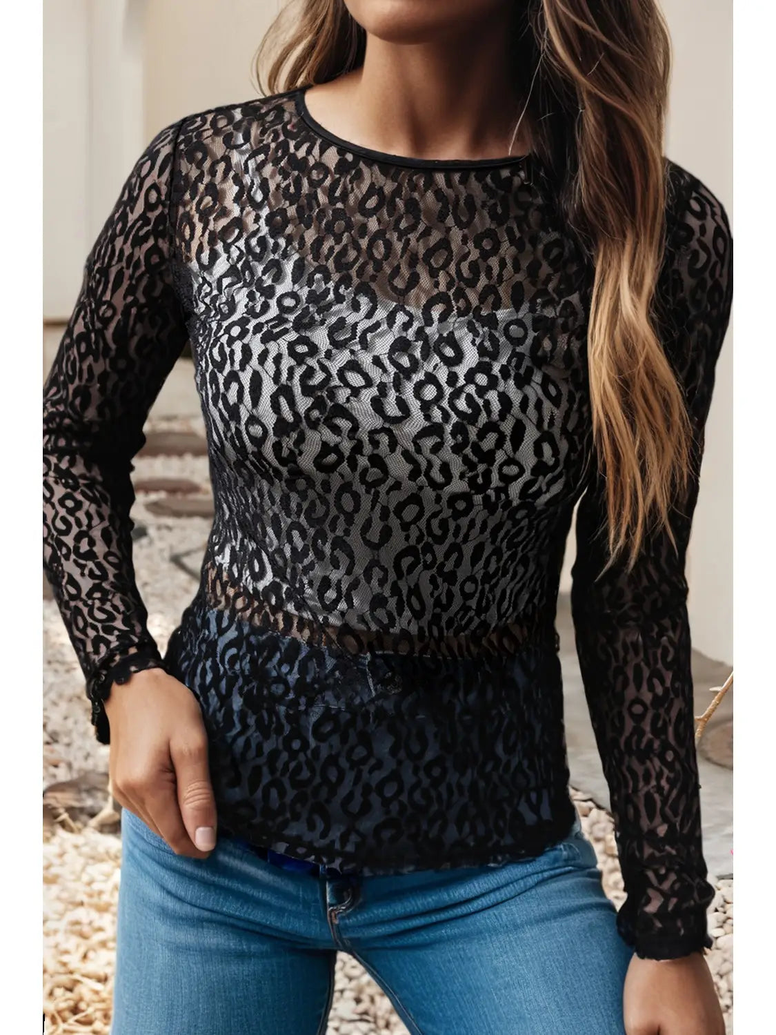 Untamed Nights Sheer Top