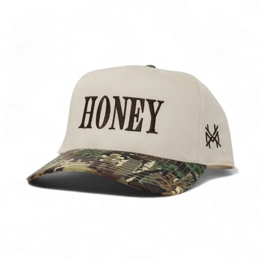 Honey Trucker Hat - Retro Camo/Natural