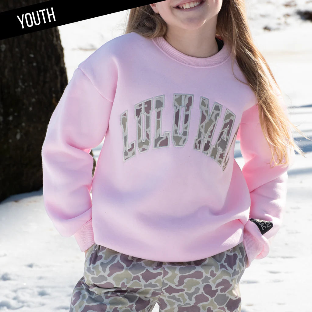 Lulu Mac Light Pink Camo - Kids
